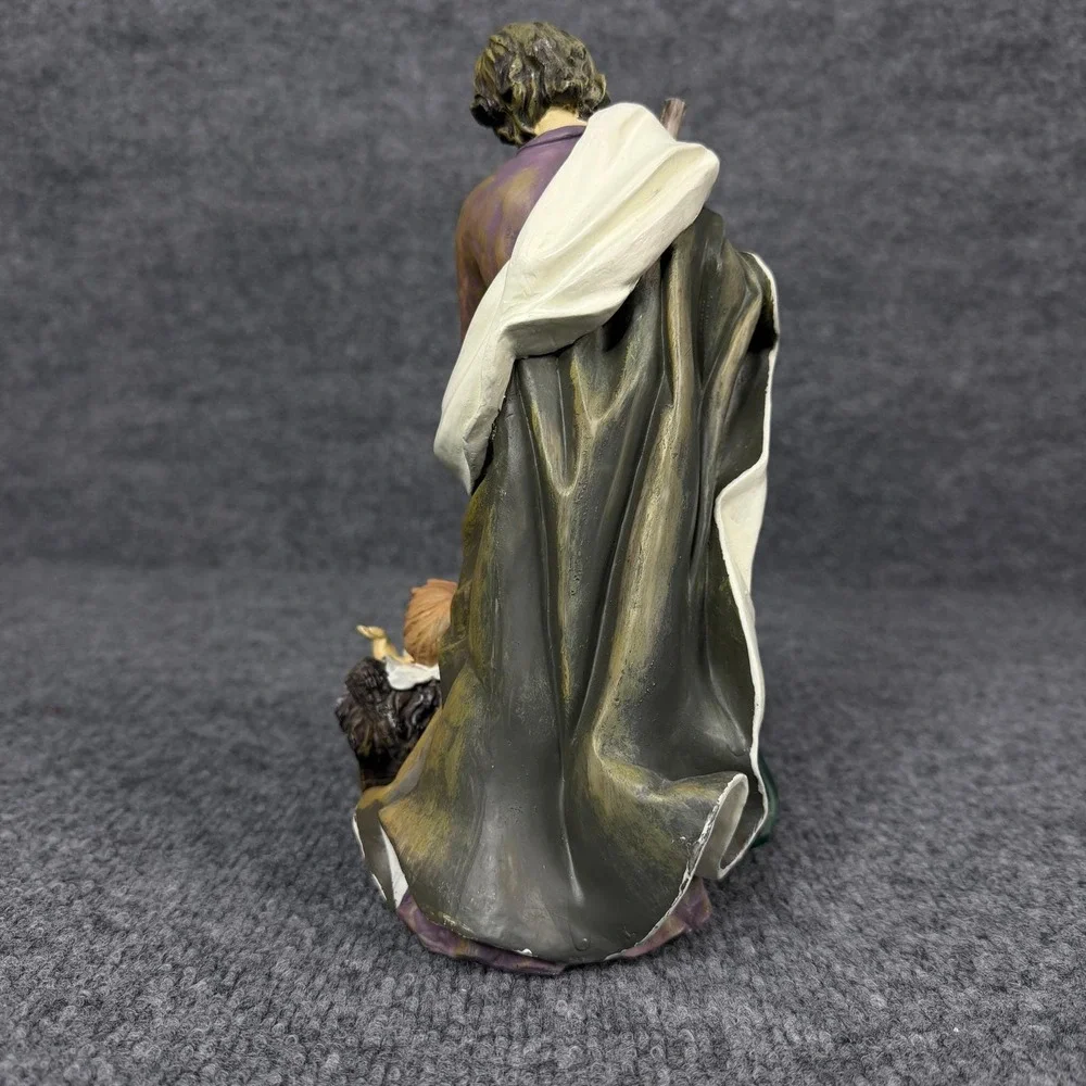 Vintage Studio 33 Holy Family Nativity Scene‎ Resin Christmas Decor 10 In Figure